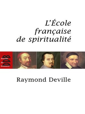 cover image of L'Ecole française de spiritualité